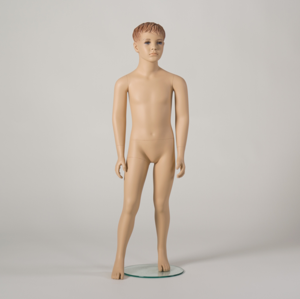 Kinder-Schaufensterfigur EVO2 Junge – 6 Jahre, hautfarben mit Make-up