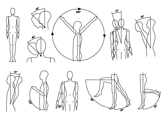 Flexible Herrenfigur "Polystar" ABSTRAKT, beflockt hautfarbe