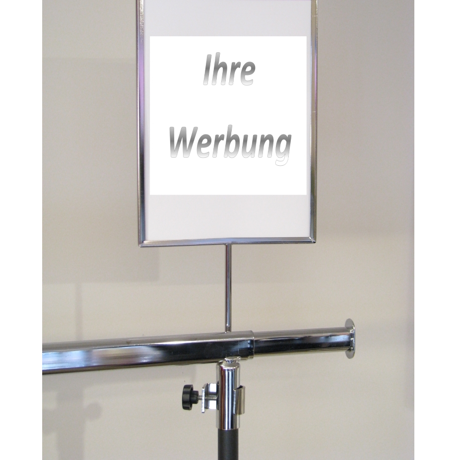 Plakatrahmen DIN A4 Hochformat verchromt