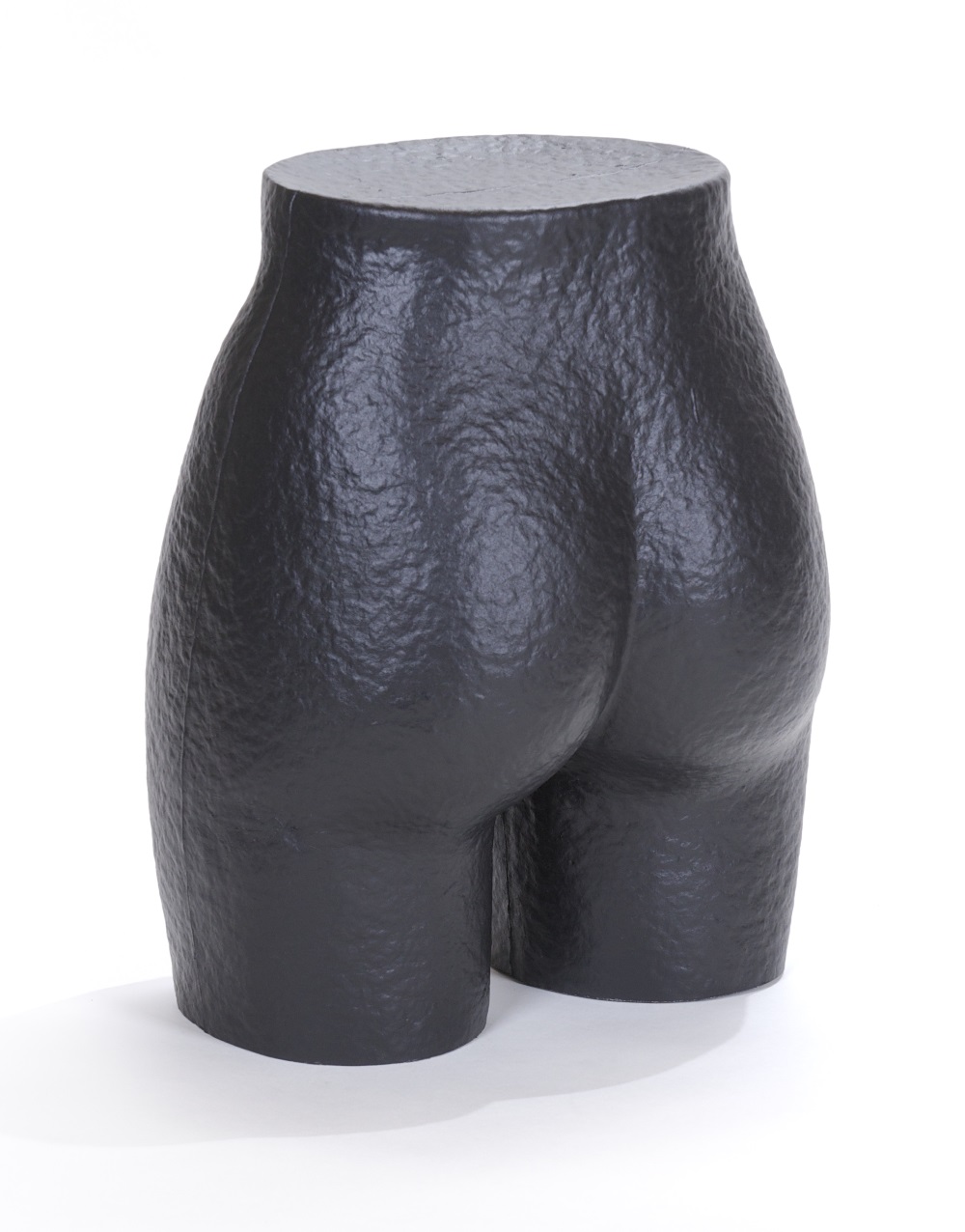 Hüfttorso Dame aus Pappmaché, Konfektionsgröße 36, Farbe schwarz