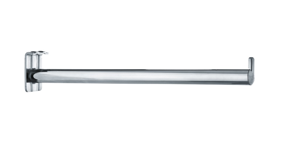 Gerader Arm für Horizontal-Schiene verchromt