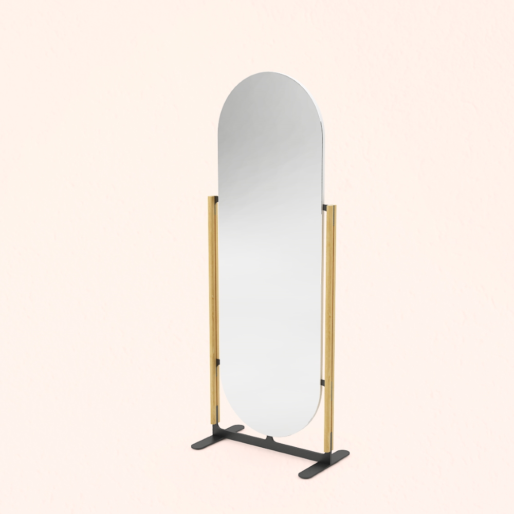 Spiegel Essence B58/68xT39xH160/169cm, div. Farben. Dieser hochwertige Standspiegel ergänzt die Linie Essence perfekt.