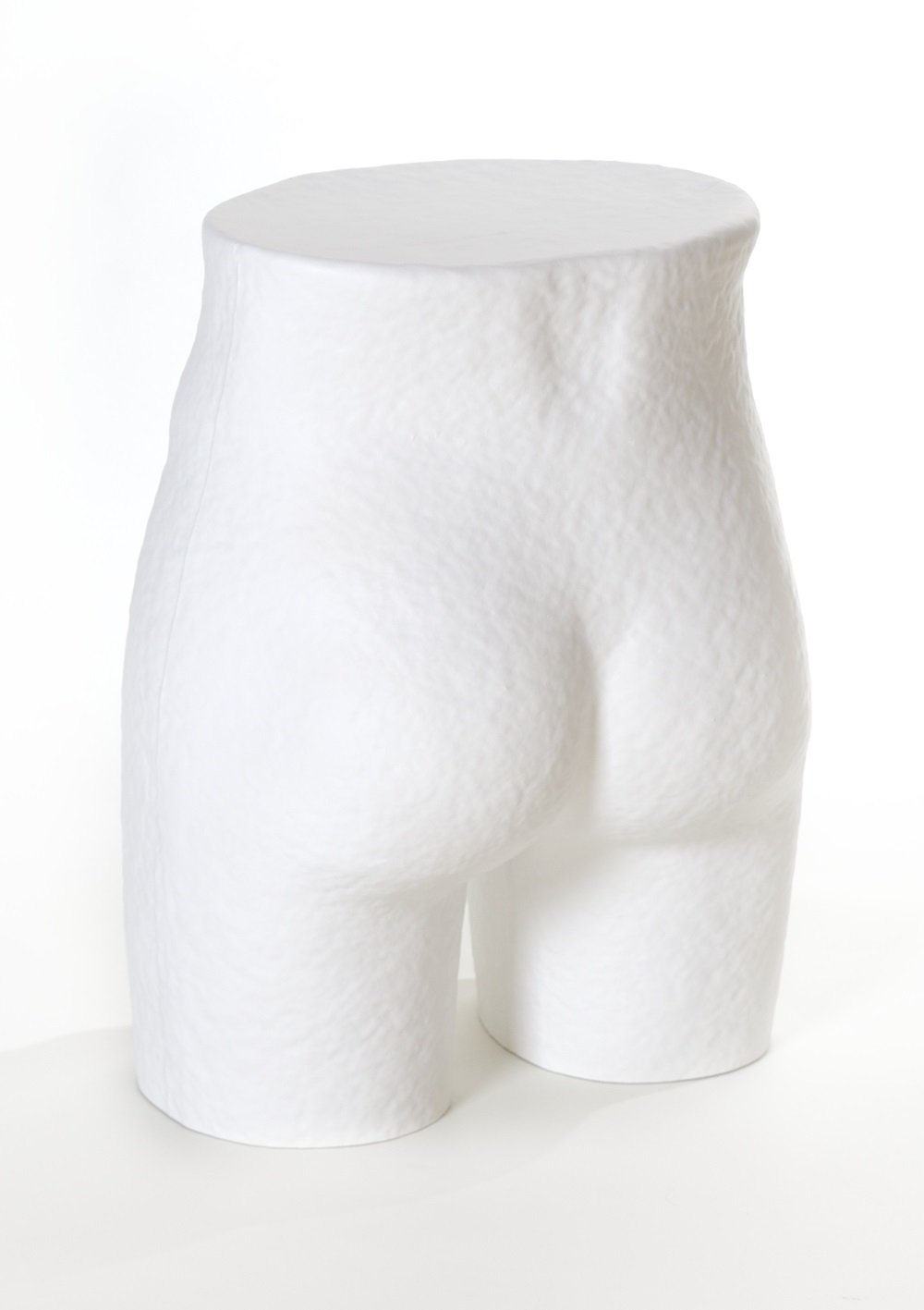 Hüfttorso Herr aus Pappmaché, Konfektionsgröße 46, Farbe weiß