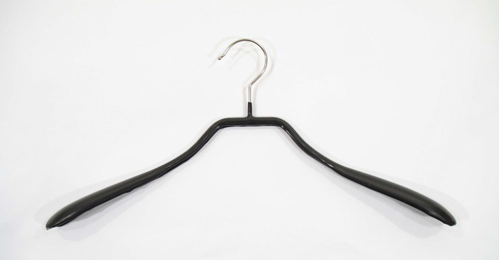 Formbügel mit breiter Schulterauflage 40cm schwarz