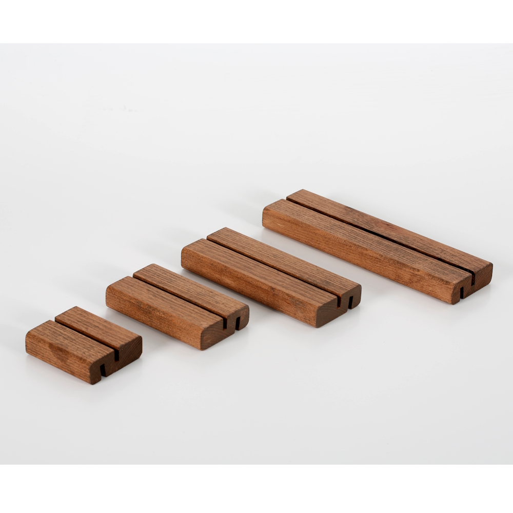 Klemmleiste Holz Preis/Tischaufsteller, div. Längen
