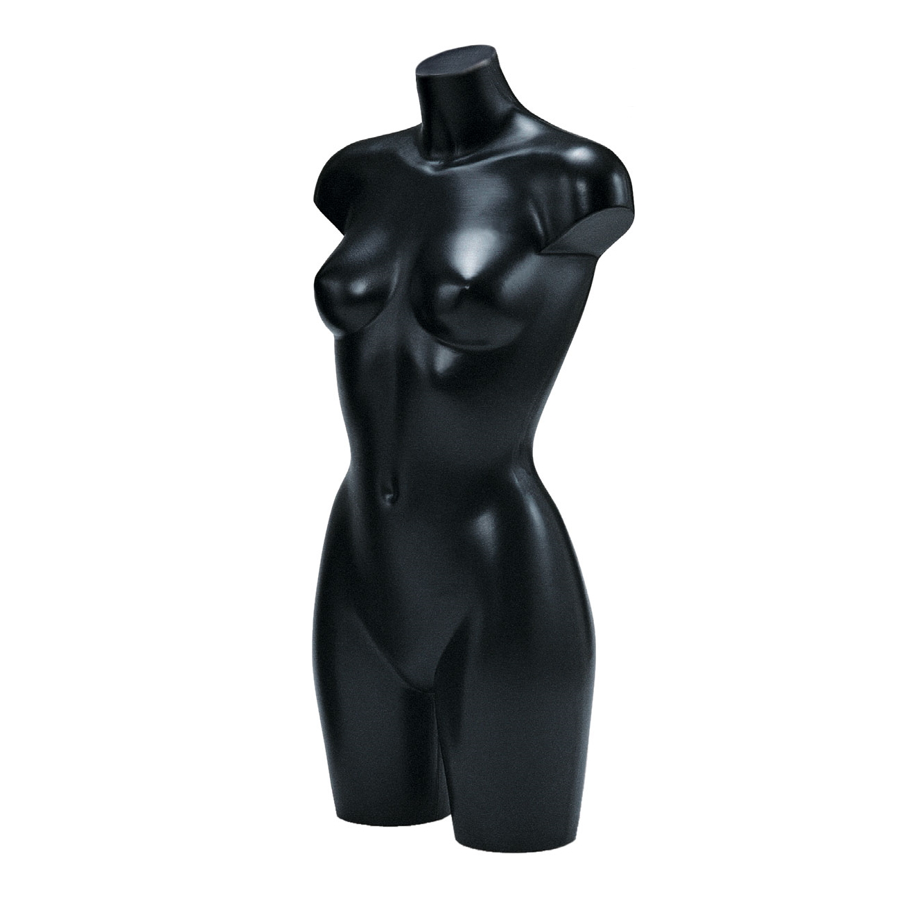 Damenbüste aus Kunststoff schwarz