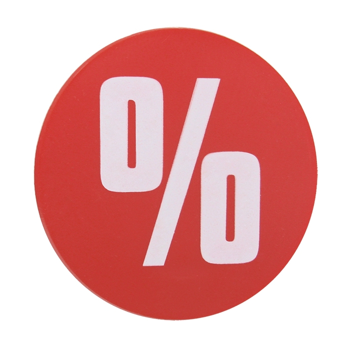Schuhclip "%" 50 Stück/Packung