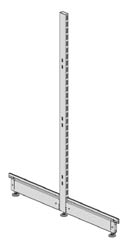 End-Mittelgondelsteher, Höhe: 156, Fußtiefe 50cm (Gesamttiefe 100cm)