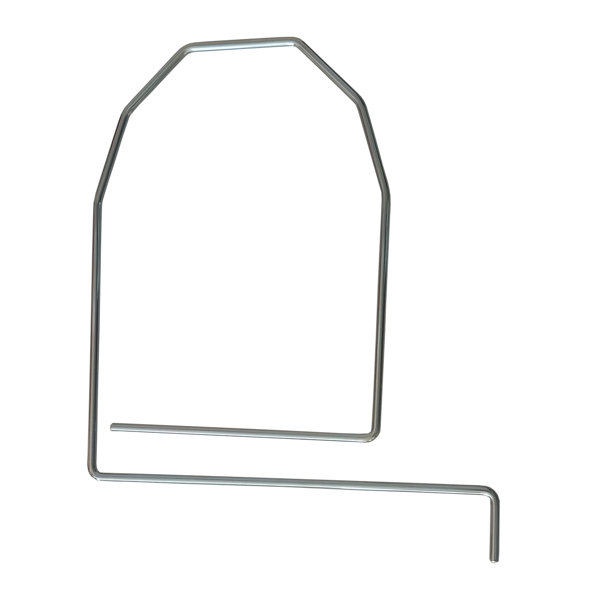Mützenbügel aus Stahldraht Stärke 6mm, Höhe 270mm, Tiefe 250mm, glanzverzinkt