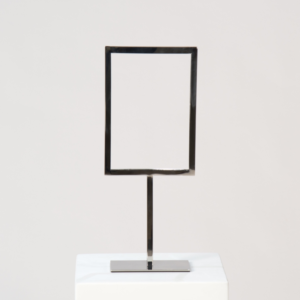 Display-Plakathalter DIN A5 Hochformat – SILBER oder GOLD Kopie