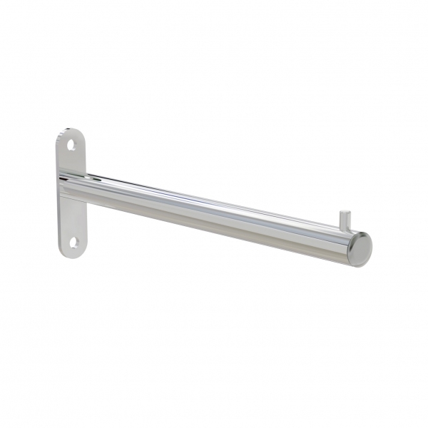 Gerader Arm 30cm zur Wandmontage, verchromt