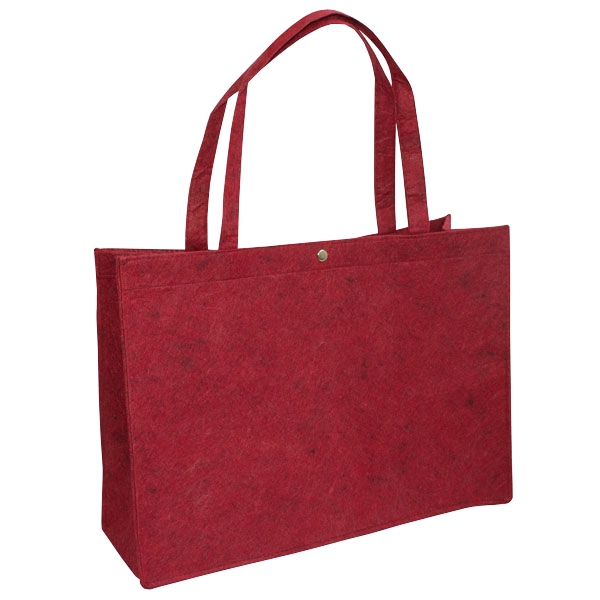 Filztasche "Almtal", Format 45x15x33cm, div. Farben-bordeaux